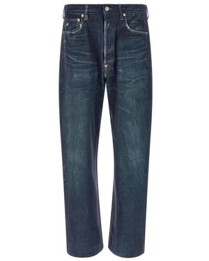 Junya Watanabe Jeans ,Blauw ,Katoen Hybrid Jeans