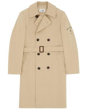 MM6 by Maison Margiela Trench Coats - Natural