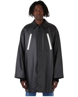 Wynn Hamlyn Single-Breasted Coats - Black