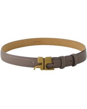 Courreges Ac 25mm Belt - Brown