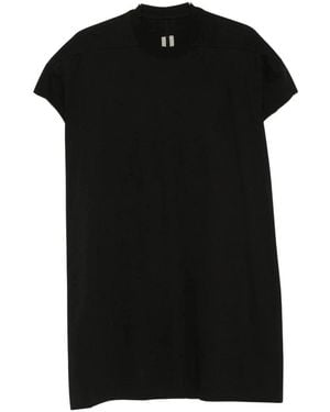 Rick Owens Tops ,Zwart ,Katoen Jumbo T-Shirt