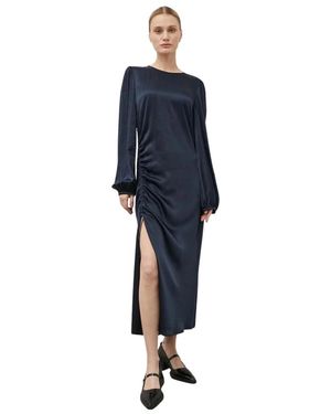 Samsøe & Samsøe Kleedjes ,Blauw ,Saelvira Jurk