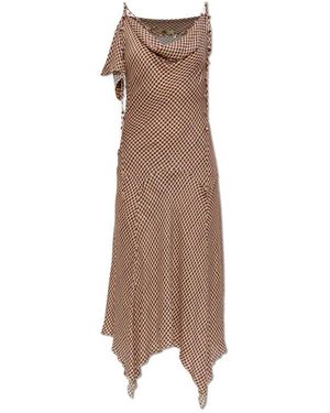 KNWLS Kleedjes ,Tess Dress - Bruin