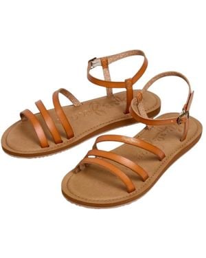 Pepe Jeans Flat Sandals - Brown