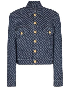 Balmain Denim Jackets - Blauw