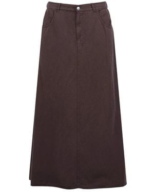 Jucca Maxi Skirts - Marrón