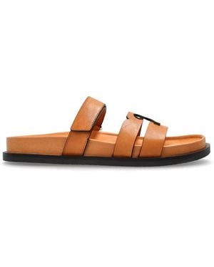 Tory Burch Sliders - Brown