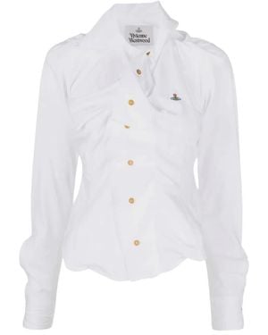 Vivienne Westwood Drunken Overhemd - Wit