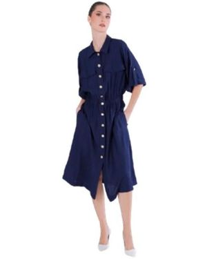 CafeNoir Shirt Dresses - Azul