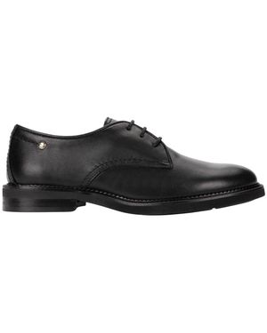 Pikolinos Schoenen ,Zwart ,Leer Deva Veterschoenen