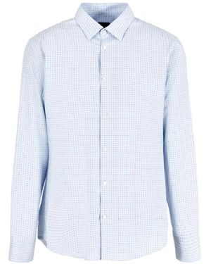 ARMANI EXCHANGE Formal Shirts - Blue