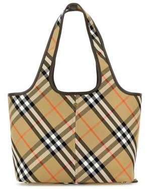 Burberry Tote Bags - Metallic