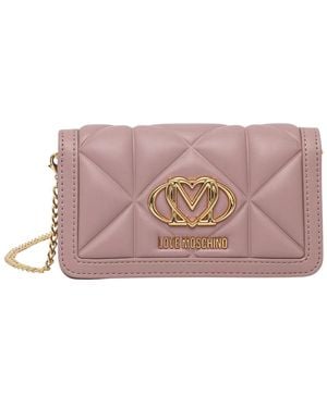 Love Moschino Cross Body Bags - Rosa