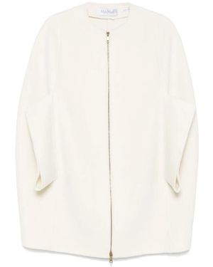 Max Mara Korte Cape - Wit