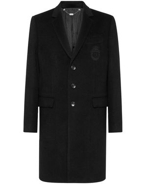 Billionaire Single-Breasted Coats - Nero