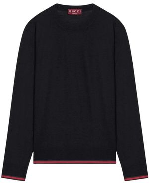 Gucci Wollstrickpullover - Schwarz