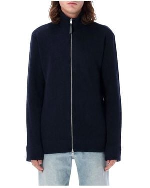 Maison Margiela Strick-Cardigan Mit Reißverschluss - Blau