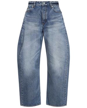 Alaïa Wide Jeans - Blau