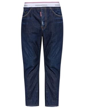 DSquared² Jeans Met Vintage-Effect - Blauw