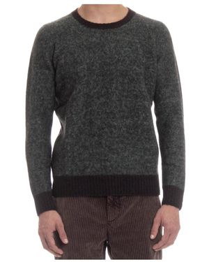 Drumohr Round-Neck Knitwear - Grey