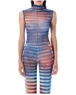 Jean Paul Gaultier Sleeveless Tops - Bleu