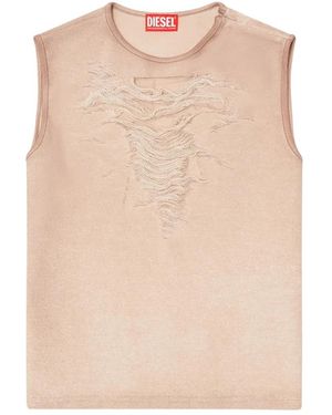 DIESEL Sleeveless Tops - Neutro