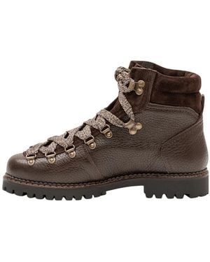 Maze Lace-Up Boots - Marrón