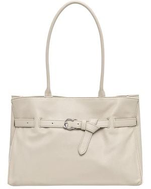 Coccinelle Shopper Tas - Naturel