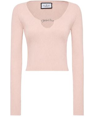 Philipp Plein Long Sleeve Tops - Rosa