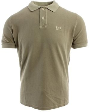 C.P. Company Pique Pigment Polo - Groen
