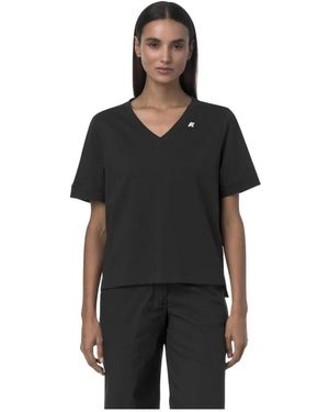 K-Way Leda Jersey T-Shirt - Zwart