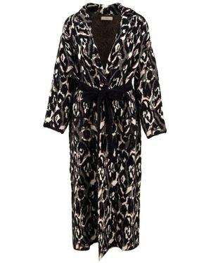 Akep Belted Coats - Negro