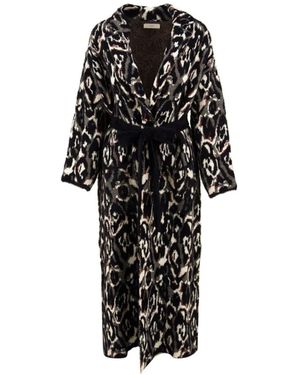 Akep Belted Coats - Negro