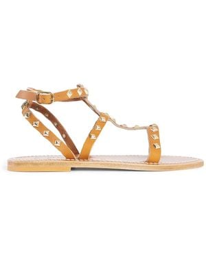 K. Jacques Flat Sandals - Metallic