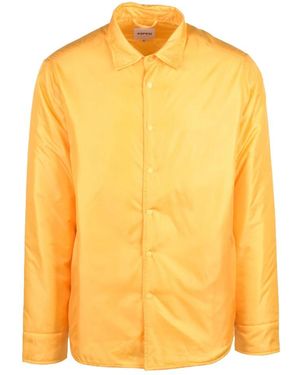 Aspesi Gewatteerd Overhemd - Geel
