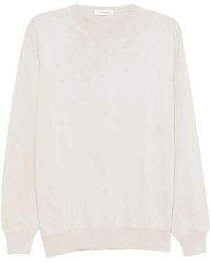 Kangra Round-Neck Knitwear - White