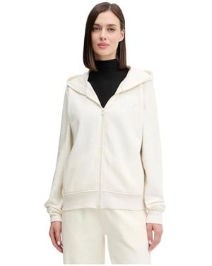 Emporio Armani Zip-Through Hoodie - Wit