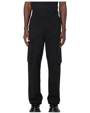 MSGM Straight Trousers - Black