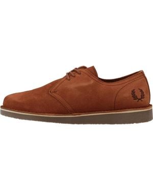 Fred Perry Laced Shoes - Marrone