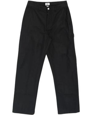 Obey Dubbele Knie Timmerman Broek Zwart