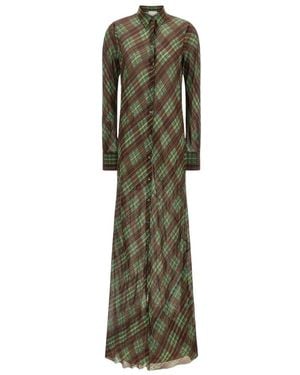 Dries Van Noten Dalima Kleid - Grün
