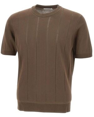 Kangra Round-Neck Knitwear - Brown