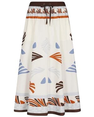 Herno Midi Skirts - White