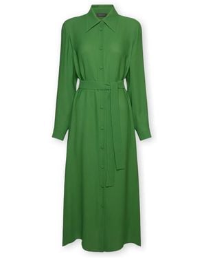 Elena Miro Shirt Dresses - Verde