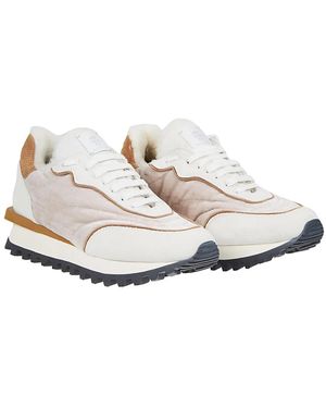 Eleventy Schoenen ,Leer Sneakers - Wit