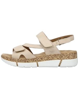 Rieker V2366 Riemchensandalen - Mettallic