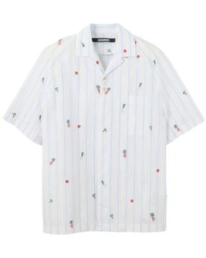 Jacquemus Short Sleeve Shirts - Blanco