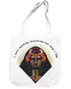 One Teaspoon Ethnischer print schulter shopper tasche - Weiß