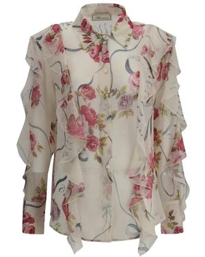 Blumarine Shirts - Brown