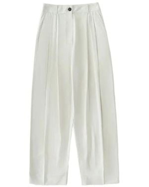 Studio Nicholson Wide Trousers - Blanco